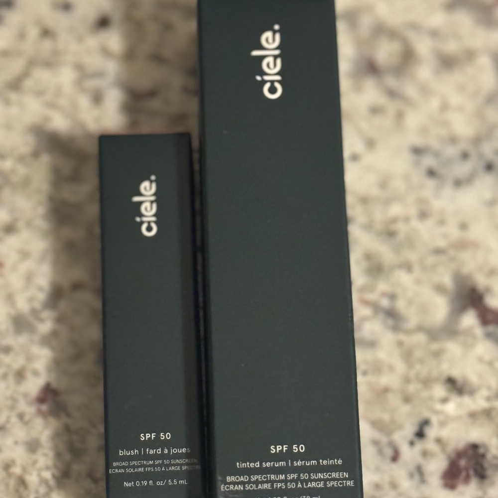 Ciele SPF 50 Tinted Serum and Blush
